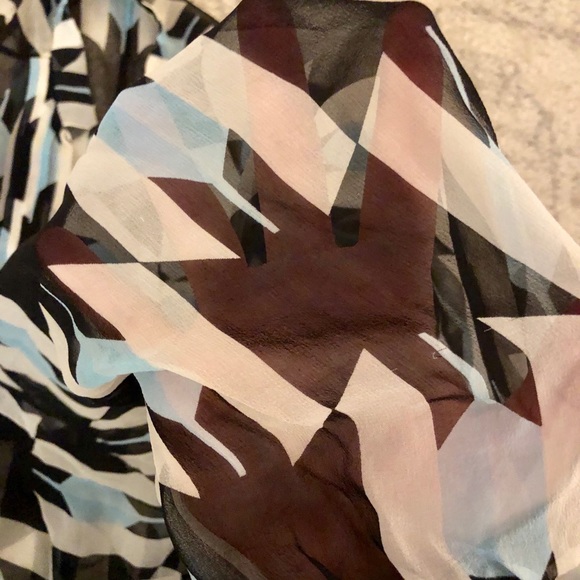 Diane von furstenburg patterned blouse 4 *sample - Picture 7 of 7